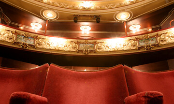 Red velvet theatre seats